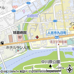 熊本県人吉市紺屋町73周辺の地図