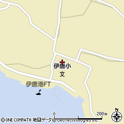 長島町立伊唐小学校周辺の地図