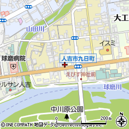 熊本県人吉市紺屋町61周辺の地図