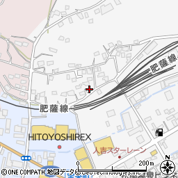 熊本県人吉市城本町440-4周辺の地図