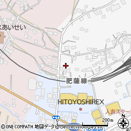 熊本県人吉市城本町1416-2周辺の地図