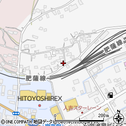 熊本県人吉市城本町440-5周辺の地図