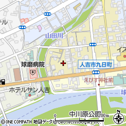 熊本県人吉市紺屋町72周辺の地図