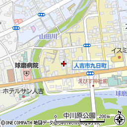 熊本県人吉市紺屋町67周辺の地図