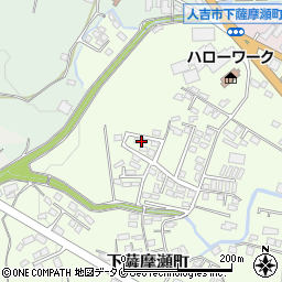 熊本県人吉市下薩摩瀬町729周辺の地図