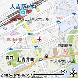 熊本県人吉市中青井町306周辺の地図