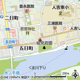 熊本県人吉市七日町62周辺の地図