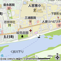 熊本県人吉市七日町86周辺の地図