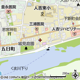 熊本県人吉市下新町333周辺の地図