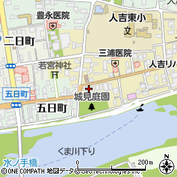 熊本県人吉市七日町72周辺の地図