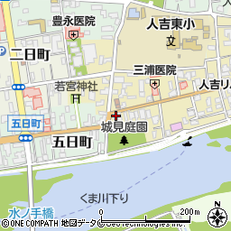 熊本県人吉市七日町71周辺の地図