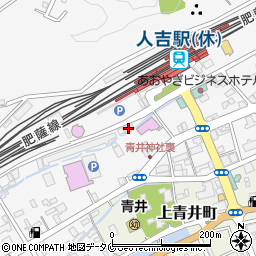 熊本県人吉市中青井町343-1周辺の地図