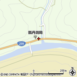 瓢丹渕周辺の地図