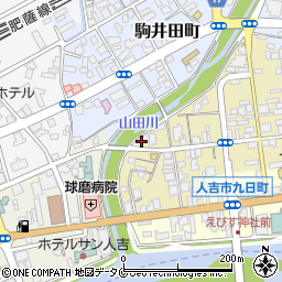 つぼ八 人吉店周辺の地図