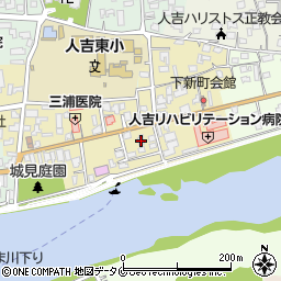 熊本県人吉市下新町332周辺の地図