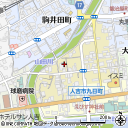 熊本県人吉市紺屋町109-1周辺の地図