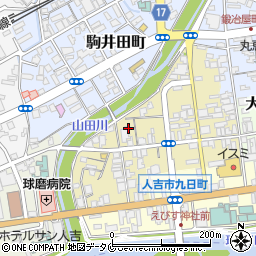 熊本県人吉市紺屋町109周辺の地図
