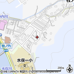 熊本県水俣市牧ノ内9-7周辺の地図