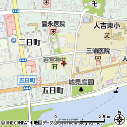 熊本県人吉市七日町14周辺の地図