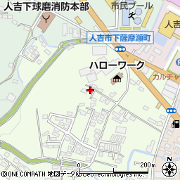 熊本県人吉市下薩摩瀬町760-2周辺の地図