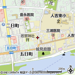 熊本県人吉市七日町7周辺の地図