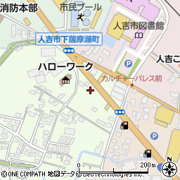 熊本県人吉市下薩摩瀬町1595-3周辺の地図