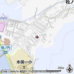 熊本県水俣市牧ノ内9-16周辺の地図