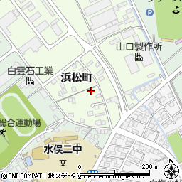 熊本県水俣市浜松町周辺の地図