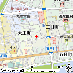 熊本県人吉市大工町1周辺の地図