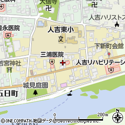 熊本県人吉市七日町93周辺の地図
