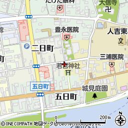 熊本県人吉市七日町22周辺の地図