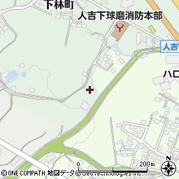 熊本県人吉市下林町2800-1周辺の地図