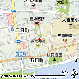 熊本県人吉市七日町20周辺の地図