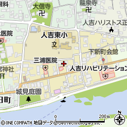 熊本県人吉市七日町96周辺の地図