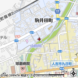 熊本県人吉市駒井田町204周辺の地図