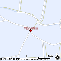 塚脇公民館前周辺の地図