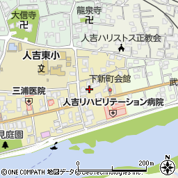 熊本県人吉市下新町346周辺の地図