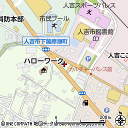 熊本県人吉市下薩摩瀬町1597周辺の地図