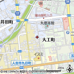 熊本県人吉市鍛冶屋町59周辺の地図