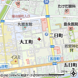 熊本県人吉市大工町10周辺の地図