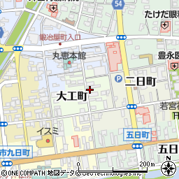熊本県人吉市大工町11周辺の地図
