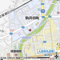 熊本県人吉市駒井田町205周辺の地図