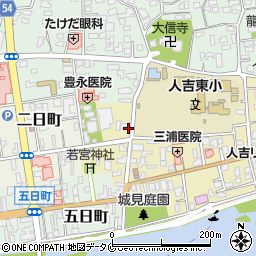 熊本県人吉市七日町32周辺の地図