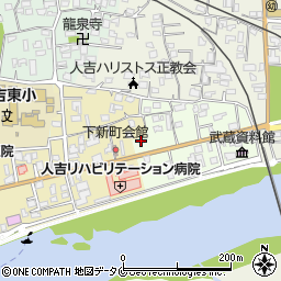 熊本県人吉市上新町365周辺の地図