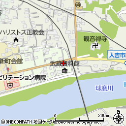 熊本県人吉市上新町394周辺の地図