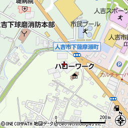 熊本県人吉市下薩摩瀬町1609周辺の地図