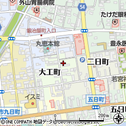 熊本県人吉市大工町15周辺の地図