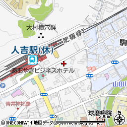 熊本県人吉市中青井町284-1周辺の地図