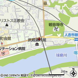 熊本県人吉市上新町394-1周辺の地図