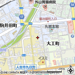 熊本県人吉市紺屋町9周辺の地図